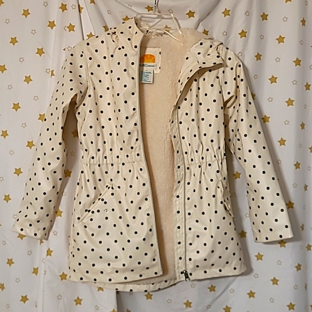 Fleece lined raincoat
